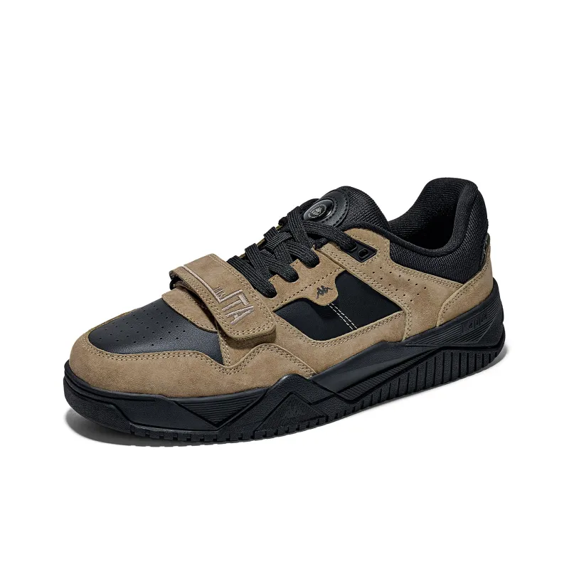 Kappa Anti-Slip Wear-Resistant Low-Top Skateboard Shoes Unisex Rusty Brown-2