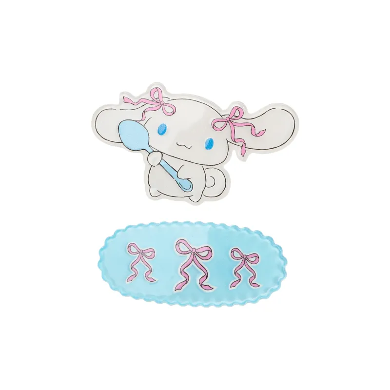 Sanrio Yugui Dog Acrylic Hair Clips Women's Blue-0