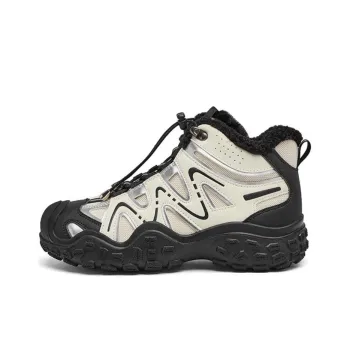 AGSDON Warm Height Increasing Slip Resistant High Top Hiking Shoes Women's