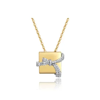 Glam Ever Gold Plated Artificial Zircon Necklaces Women's