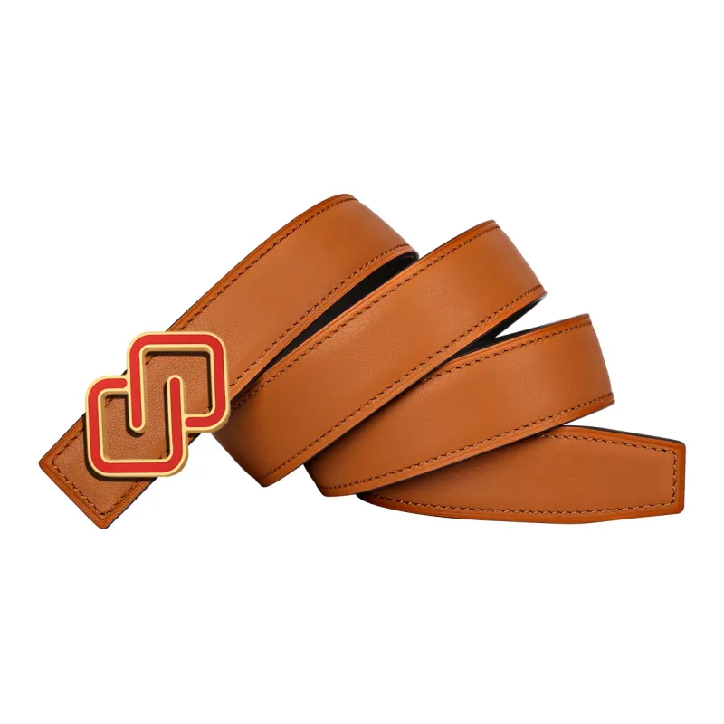 CATELLES Top Grain Cow Leather Leather Belts Women's Width  3cm-18