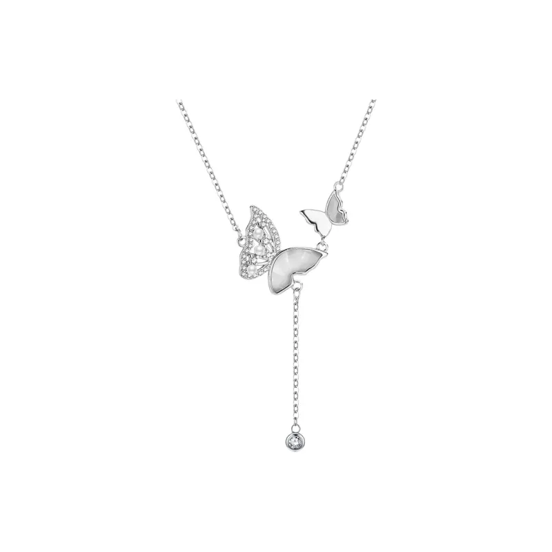 AFN 925 Sterling Silver Necklaces Women's-7