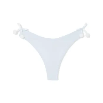Victoria's Secret PINK Powder Puff Cotton Thong Panty / HBPT Underpants Women's 1 Pack Blue