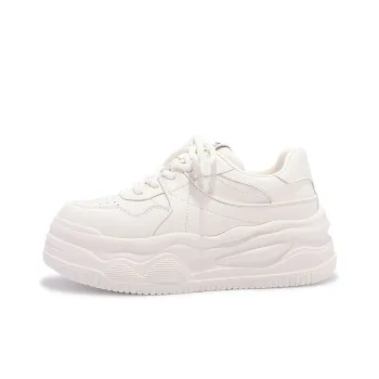 Shen Linsen Cushioning, Slip Resistant, And Abrasion Resistant Low Top Casual Shoes Women's Beige