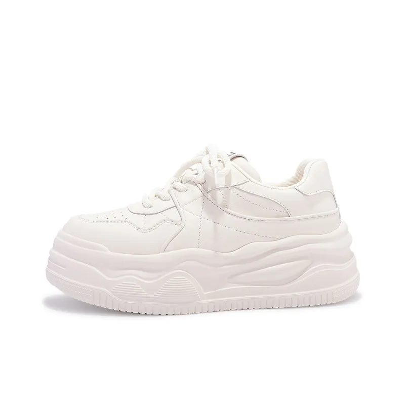 Shen Linsen Cushioning, Slip Resistant, And Abrasion Resistant Low Top Casual Shoes Women's Beige-0