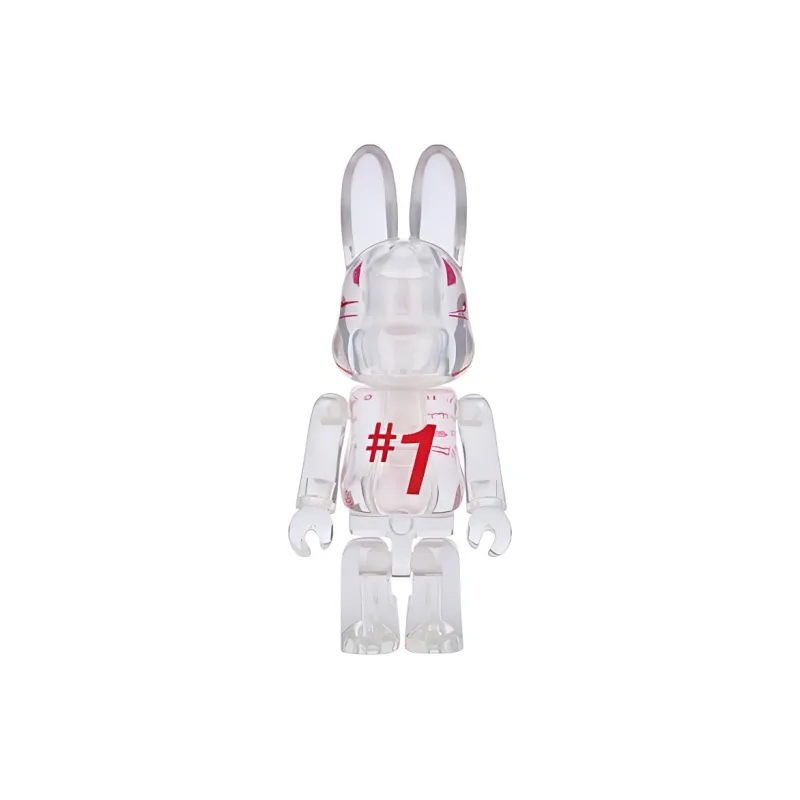 BE@RBRICK Rabbrick Fragment Clear Red-2