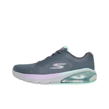 Skechers GO WALK Air 3.0 Anti-Slip Wear-Resistant Low-Top Casual Shoes Women's Gray Cyan