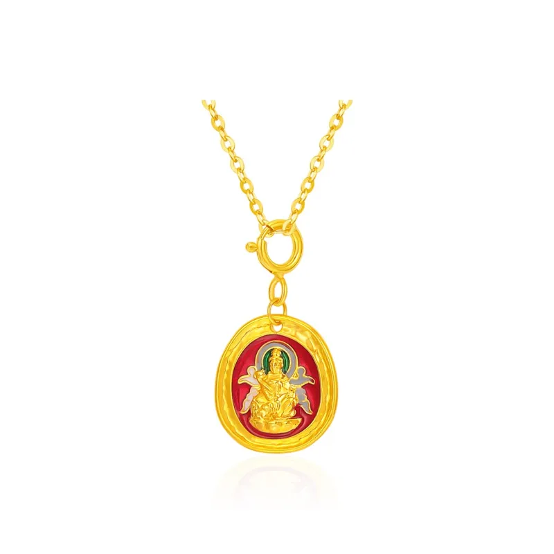 Diamond International 18K Gold Pendants Unisex-6