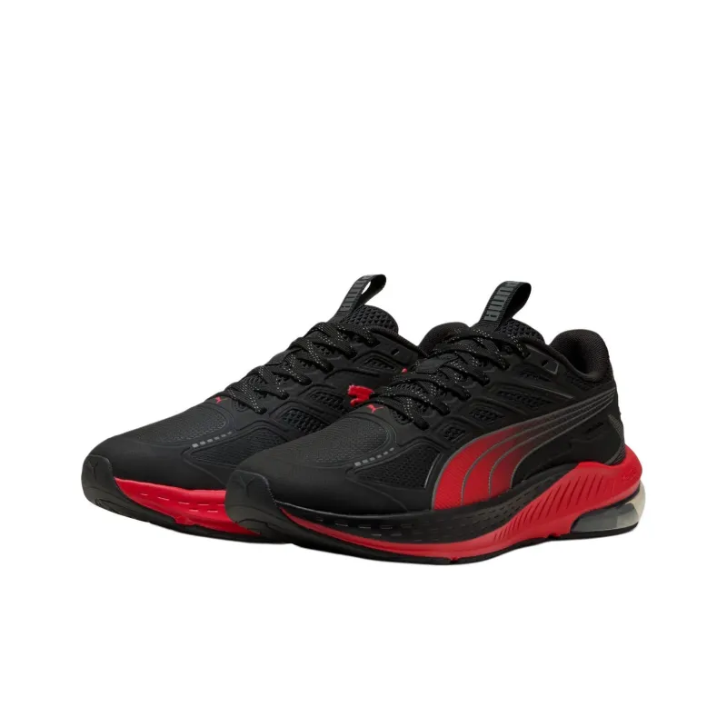 PUMA X Cell Lightspeed Anti Slip Wear Resistant Low Top Casual Running Shoes Unisex Black Red-2
