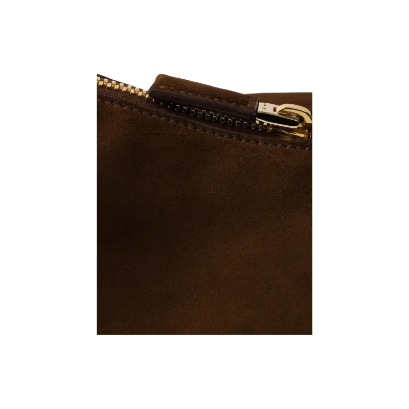 PRADA Leather Shoulder Bag, Crossbody Bag, Handbag Women's Cocoa Brown-5