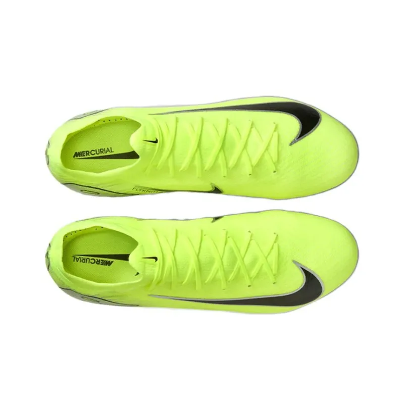 Nike Anti Slip Wear Resistant Soccer Shoes Unisex Yellow-4