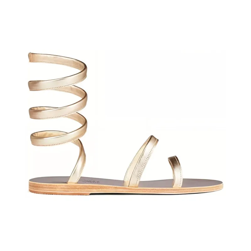 ANCIENT GREEK SANDALS Roman Sandals Women's Gold-1
