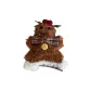 Bowknot Gingerbread Man Hair Clip 1 Pc