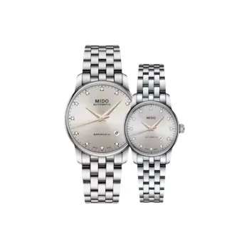 MIDO Belem Cereli Series Couple's Watch Automatic Mechanical Movement Unisex Watch 38 Silver Dial Steel Case