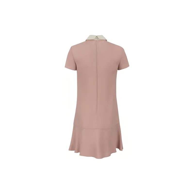 RED VALENTINO Short Sleeved Dresses Women's Pink-1
