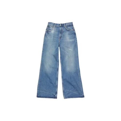 Acne Studios Relaxed Fit Jeans Mid Blue Auz
