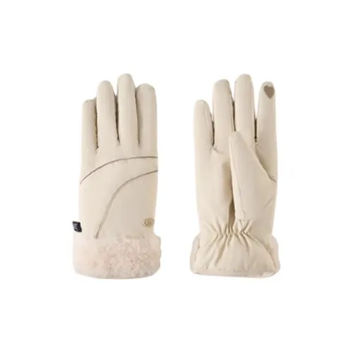 361° Polyester Gloves Women's Ecru/Black/Coffee/Light Purple