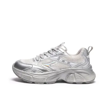 Hotwind Millennium Galaxy Series Abrasion Resistant Breathable Low Top Chunky Sneakers Women's Liquid Silver