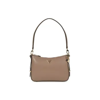GUESS Synthetic Leather Shoulder Bag, Handbag Medium Size Women's Taupe