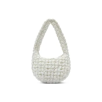 Soullight Water-repellent Technical Fabric Shoulder Bag With Shoulder Strap Women's White