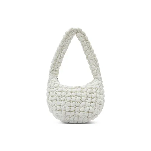 Soullight Water repellent Technical Fabric Shoulder Bag With Shoulder Strap Women's White