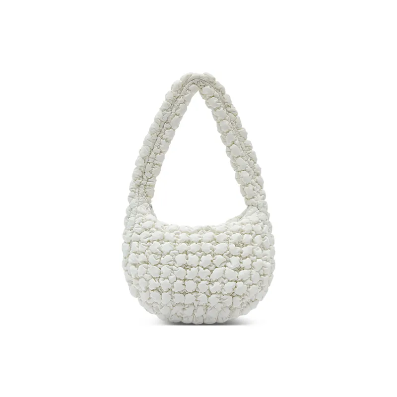 Soullight Water repellent Technical Fabric Shoulder Bag With Shoulder Strap Women's White-0