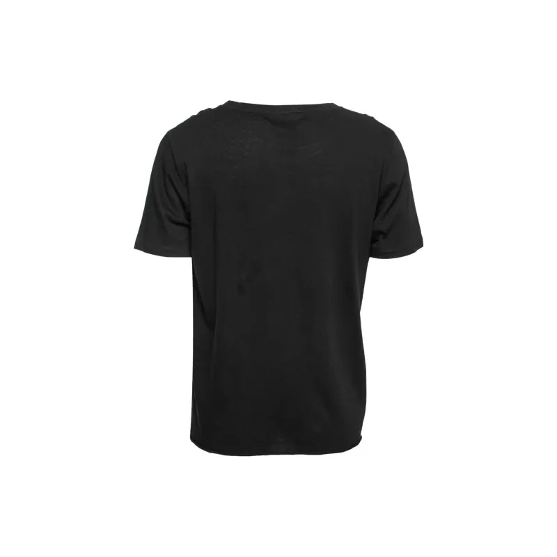 SAINT LAURENT T Shirts Men Black-1