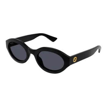 GUCCI Minimal Gg Logo Oval Sunglasses