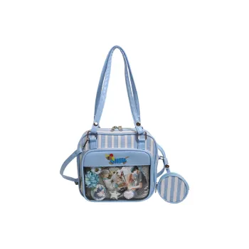Barang Bear Cotton Shoulder Bag, Crossbody Bag Women's Multicolor