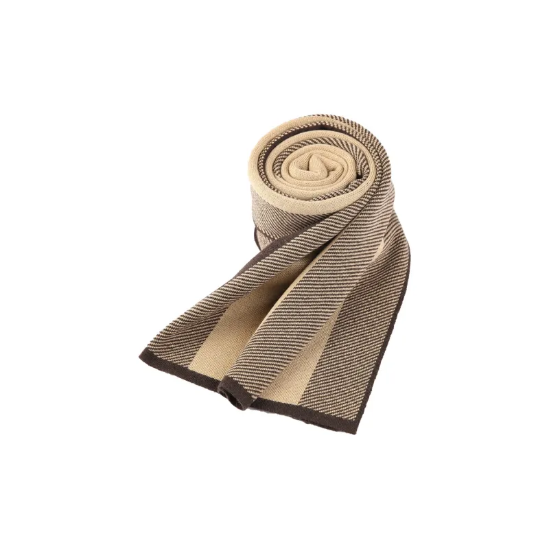 FAIRWHALE Sheep Wool Knit Scarves Men's-11