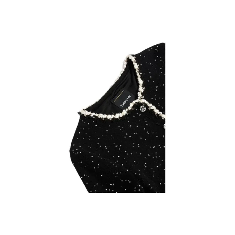 Bebe FW24 Long Sleeved Dresses Women's Black-2