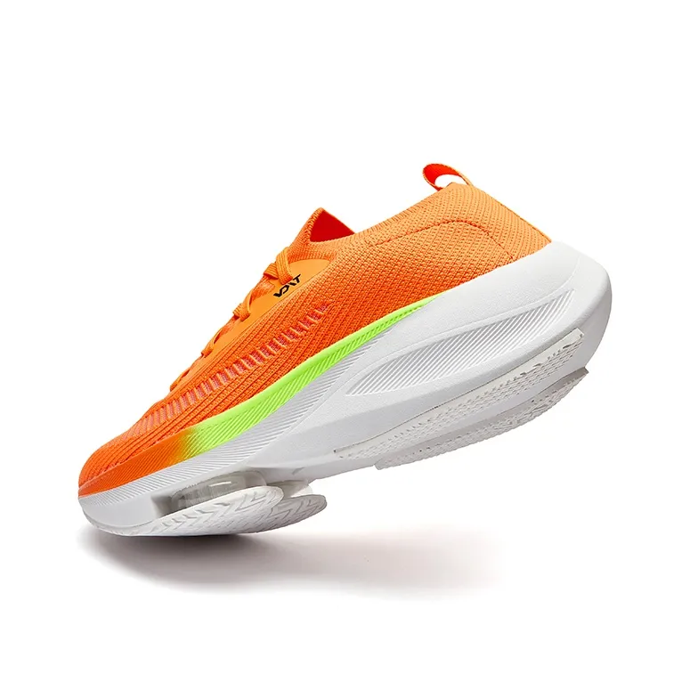 VOIT Cushioning, Slip Resistant, Impact Resistant Low Top Running Shoes Unisex Orange-1