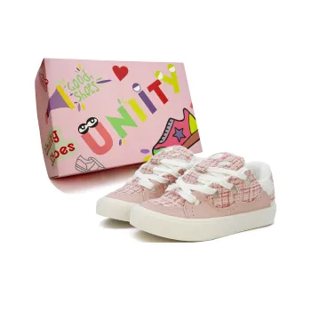 UNIITY Skateboard Shoes Women's Low Top Haze Pink