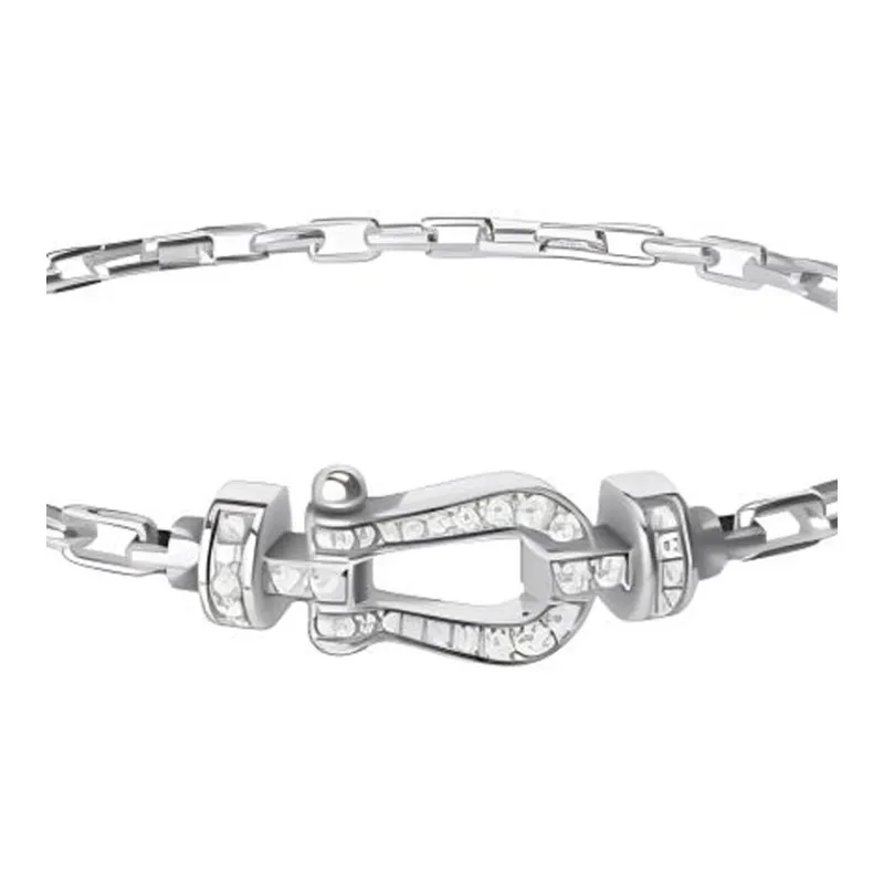 FRED 18K White Gold Bracelets Men's Silver-2