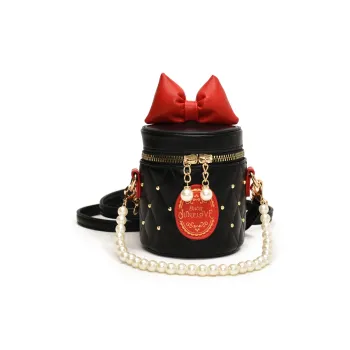 HCXK PU Fall Lipstick Advanced Niche Shoulder Crossbody Bag Regular Women's Blue Yellow & Ecru/Black/Pink/Rose Red
