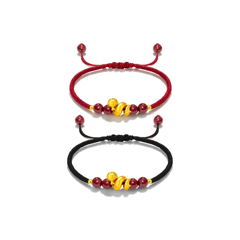 Jodie&Kevin Reconstructed Cinnabar Cinnabar Bracelets Unisex-3