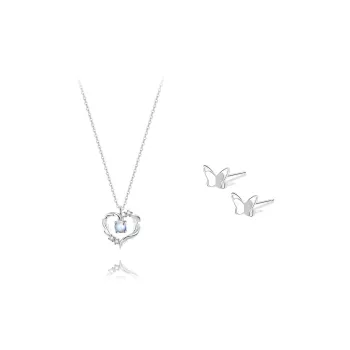 BLANK IN BLANK Sterling Silver Necklaces Women's Couple Birthday Bestie Girl