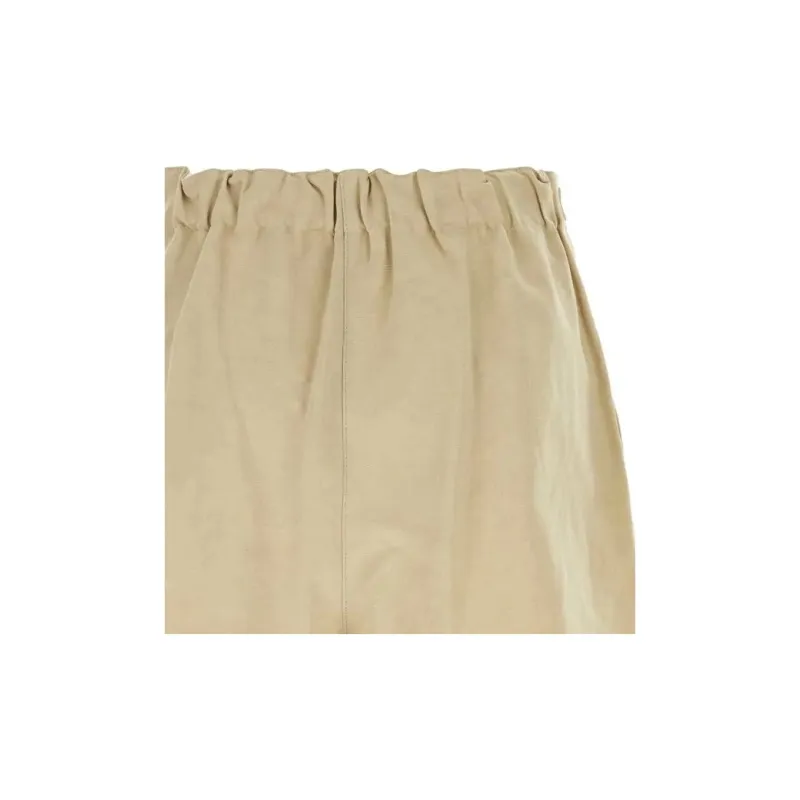 PRADA Elasticated Waistband Belted Shorts-4