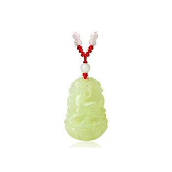 LAOMIAO Pendants Green Jade Unisex