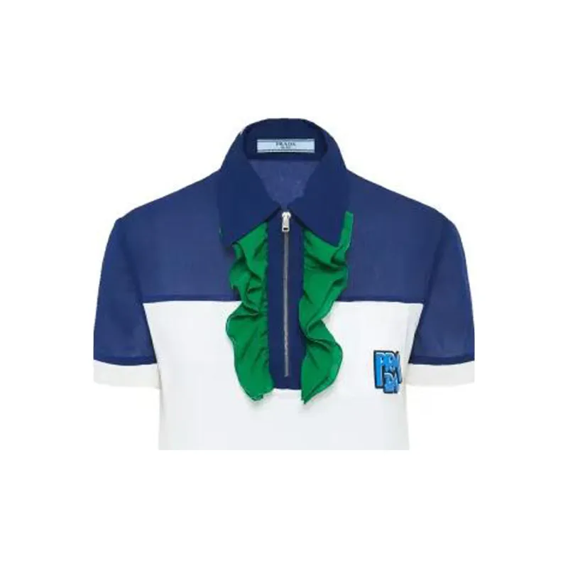 PRADA Polo Shirts Women's Ink Blue-1