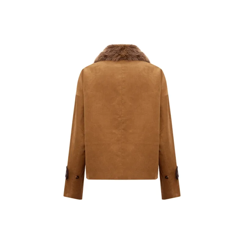 Lost In Echo Cropped Coats Women's-3