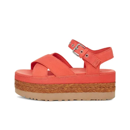 UGG Aubrey Ankle Sandal Vibrant Coral Women's