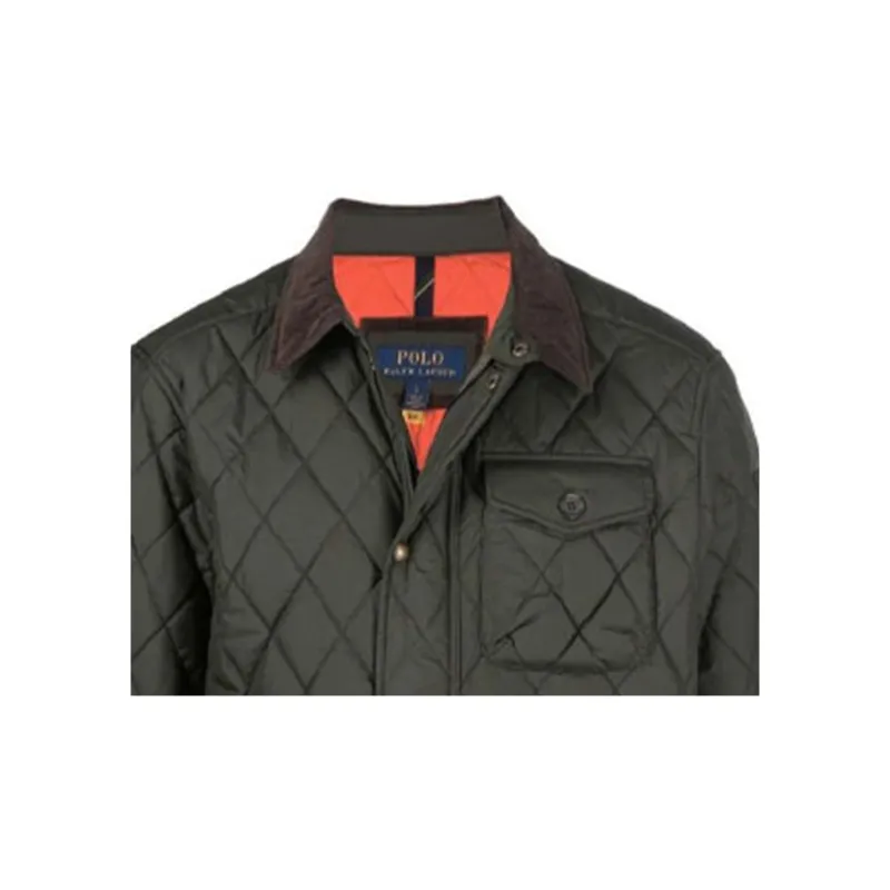 Polo Ralph Lauren Quilted Straight Hem Jacket-6