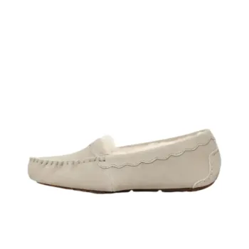 UGG Scalloped Moc Casual Single Shoes Women's Greige