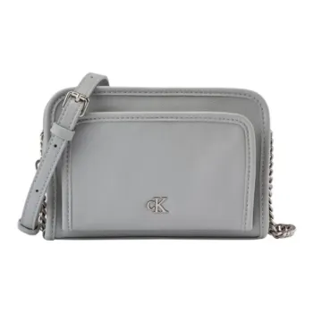 CALVIN KLEIN SS25 Synthetic Material Crossbody Bag Shoulder Bag Medium Size Women's Pearl Gray