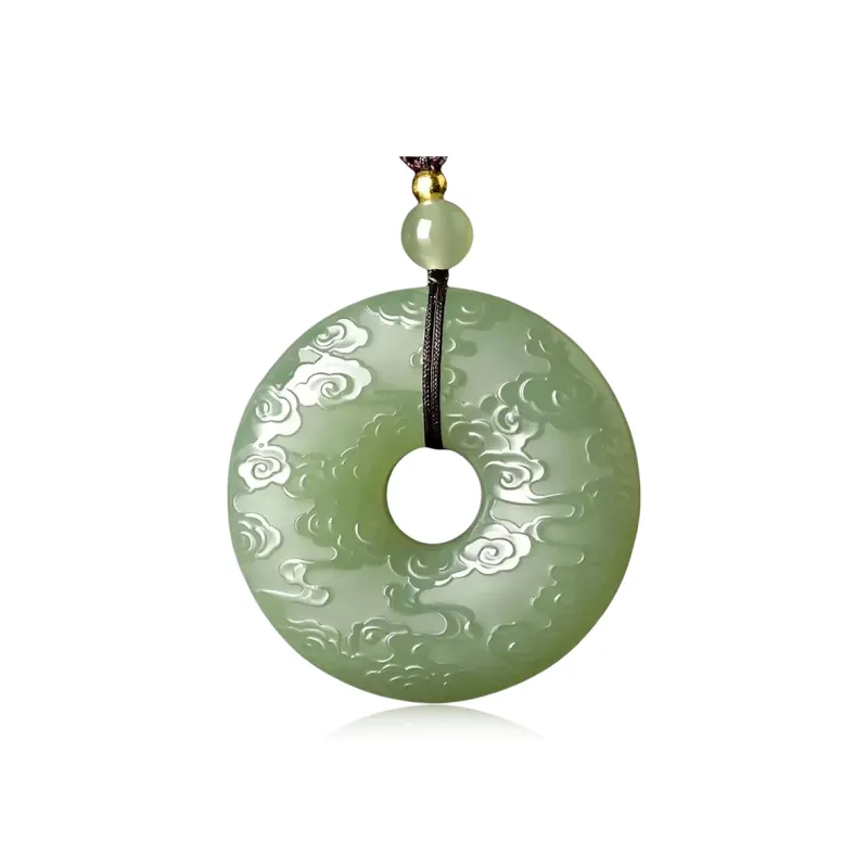 BYTHERE Hetian Jade Necklaces Green Jade Unisex-0