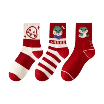 MIIOW Honmei Honmei Series Mid Calf Socks Unisex 3 Pack