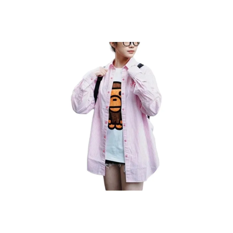 A BATHING APE Shirts Women's Pink-2