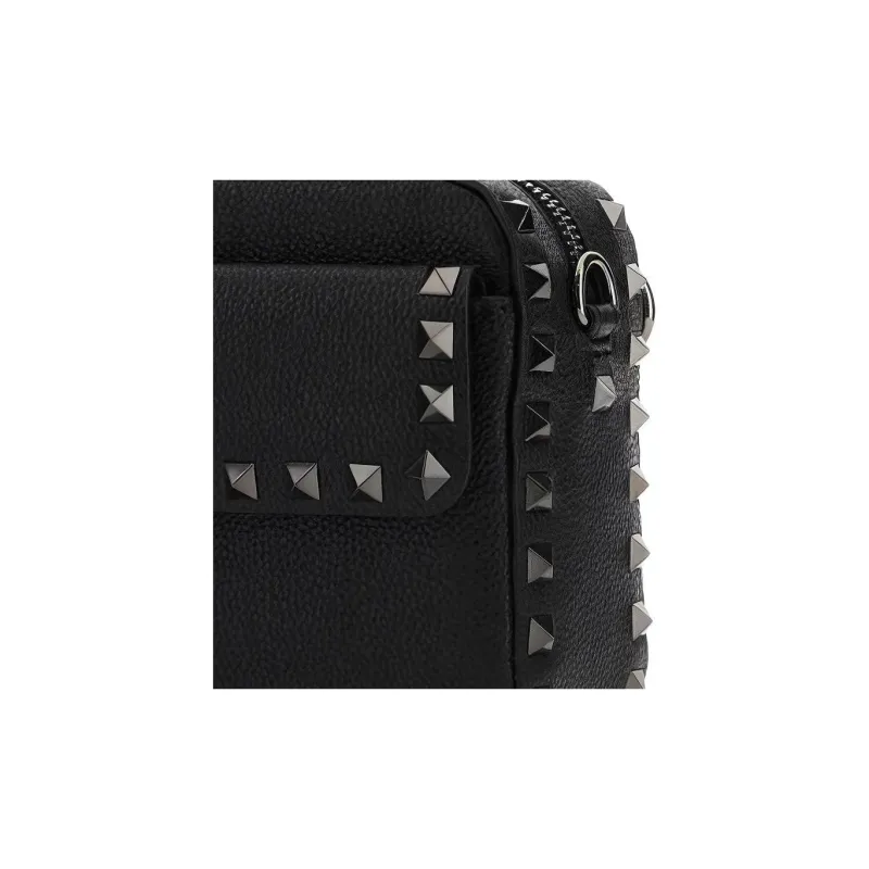 Valentino Garavani Rockstud Zip Up Crossbody Bag-3