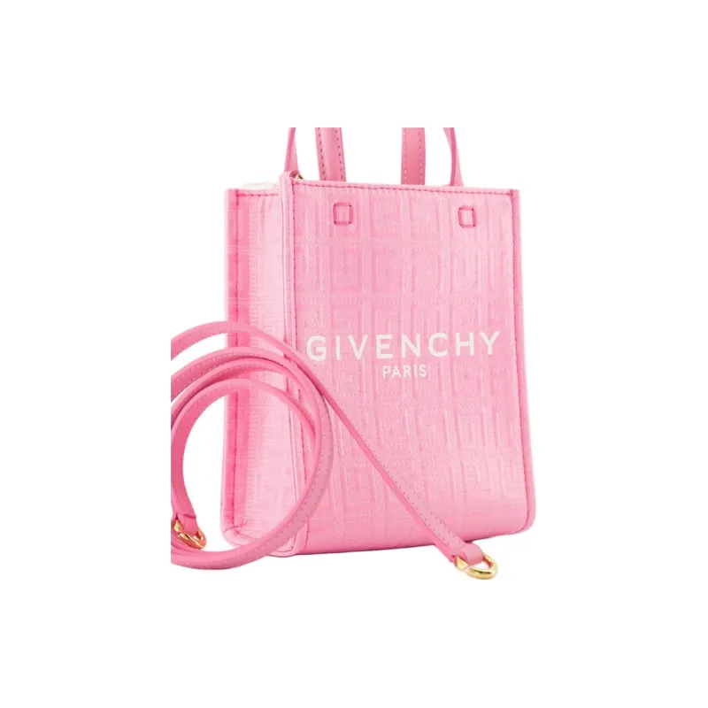 GIVENCHY Cow Leather Tote Bag, Shopping Bag, Shoulder Bag, Crossbody Bag, Handbag Mini Women's Bright Pink-4
